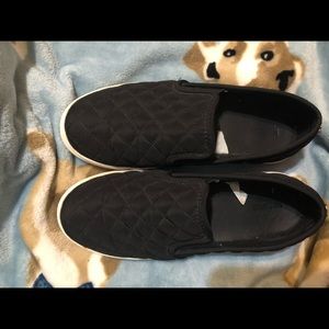 Massimo quilted slip on loafers